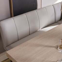 Neptune 180cm Dining Table with LHF Corner Bench - Misty - thumbnail 5