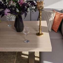 Neptune 180cm Dining Table with LHF Corner Bench - Misty - thumbnail 3