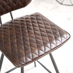 Digby Bar Stool - Dark Brown - thumbnail 5