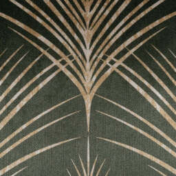 Loulou Green Cushion 43x43cm - thumbnail 3