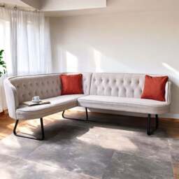 Frampton Corner Bench - White (Right Hand Facing) - thumbnail 2