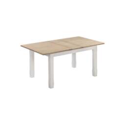 Tetbury Small Extending Dining Table in Painted / Oak - thumbnail 4