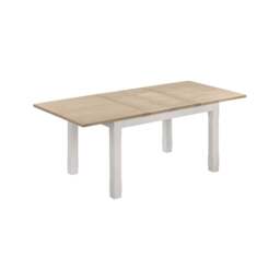 Tetbury Small Extending Dining Table in Painted / Oak - thumbnail 3