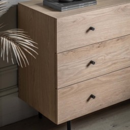 Ashdown 3 Drawer Chest Natural - thumbnail 2