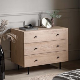 Ashdown 3 Drawer Chest Natural - thumbnail 1