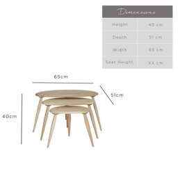 Ercol Range Nest of Tables - thumbnail 4