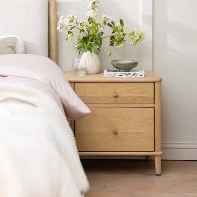 Wareham 2 Drawer Bedside - image 1