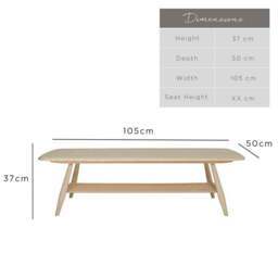 Ercol Range Coffee Table - thumbnail 3