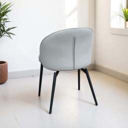 Jupiter Dining Chair in Light Grey (Set of 2) - thumbnail 3