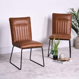 Soho Dining Table 200cm & 6 Hardy Dining Chairs - Tan - thumbnail 3