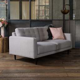 Juliette 3 Seater Sofa in Stone - thumbnail 3