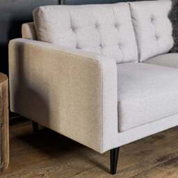 Juliette 3 Seater Sofa in Stone - thumbnail 6