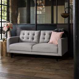 Juliette 3 Seater Sofa in Stone - thumbnail 2