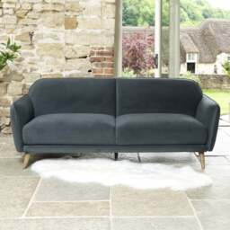 Tamar 3 Seater Sofa in Grey - thumbnail 3