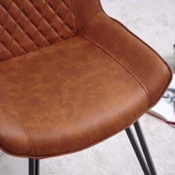 Finnick Tan Dining Chair (Set of 2) - thumbnail 5