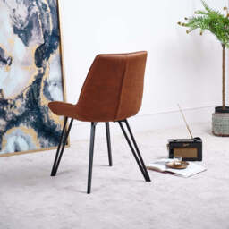 Finnick Tan Dining Chair (Set of 2) - thumbnail 2