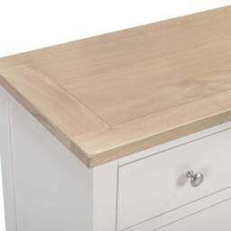 Tetbury 8 Drawer Wide Chest in Painted / Oak - thumbnail 4