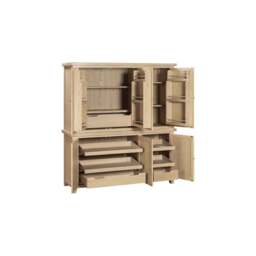 Bibury Triple Larder in Natural Oak - thumbnail 2