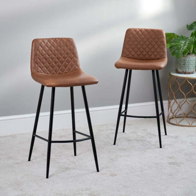 Ripley Bar Stool - Tan (Set of 2) - image 1