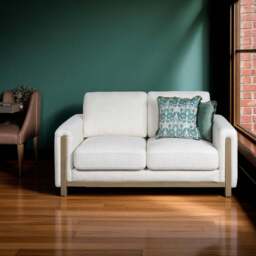 Eden 2 Seater Sofa - Cream - thumbnail 2