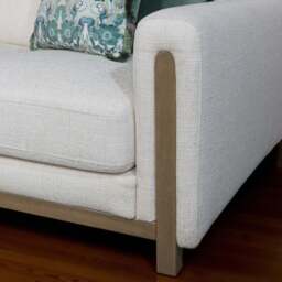 Eden 2 Seater Sofa - Cream - thumbnail 5