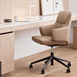 Stressless Mint Low Back Home Office Chair with arms - thumbnail 4