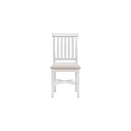 Tetbury Dining Chair With Fabric Seat in Painted / Oak - thumbnail 2
