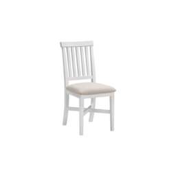 Tetbury Dining Chair With Fabric Seat in Painted / Oak - thumbnail 3