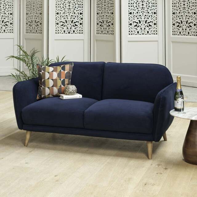 Tamar 2 Seater Sofa in Dark Blue - image 1