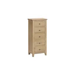 Tetbury Tallboy in Natural Oak - thumbnail 3