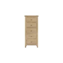 Tetbury Tallboy in Natural Oak - thumbnail 2