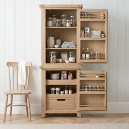 Bibury Single Larder in Natural Oak - thumbnail 1