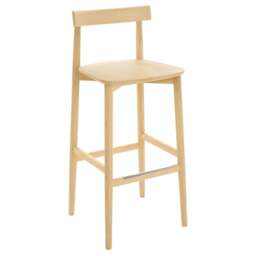 Lara Bar Stool with Back - thumbnail 2