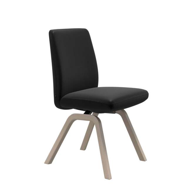 Stressless Vanilla Low Back Dining Chair with Contemporary Base - image 1