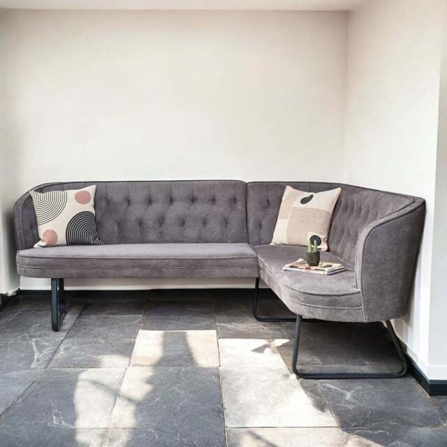 Frampton Corner Bench - Anthracite (Left Hand Facing) - image 1