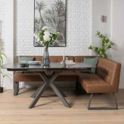 Saturn Motion Table 130-190cm in Dark Grey - thumbnail 2