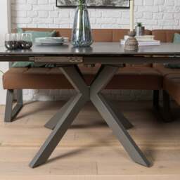 Saturn Motion Table 130-190cm in Dark Grey - thumbnail 3