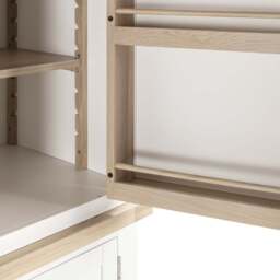 Bibury Triple Larder in Painted / Oak - thumbnail 4