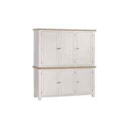 Bibury Triple Larder in Painted / Oak - thumbnail 3