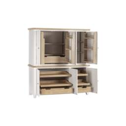 Bibury Triple Larder in Painted / Oak - thumbnail 2