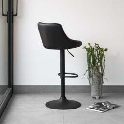 Jonathan Bar Stool in Black - thumbnail 2