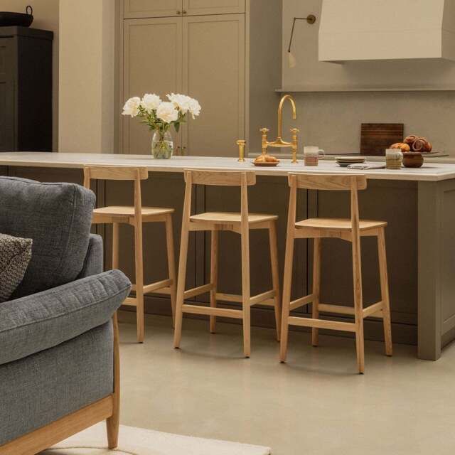 Lara Counter Stool with Back - image 1
