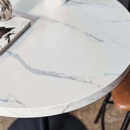 Jupiter Marble Effect Bar Table - thumbnail 3