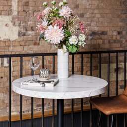 Jupiter Marble Effect Bar Table - thumbnail 2