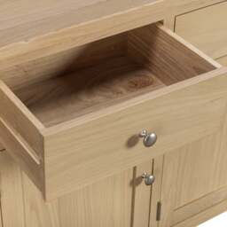 Tetbury Extra Large Sideboard in Natural Oak - thumbnail 6