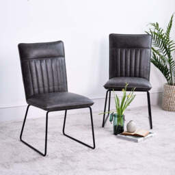 Soho Dining Table 200cm & 4 Hardy Dining Chairs - Grey - thumbnail 5