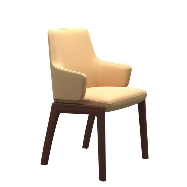 Stressless Vanilla Low Back Dining Chair with Traditional Base - Large / Stressless Batick - image 1