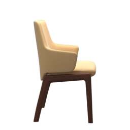 Stressless Vanilla Low Back Dining Chair with Traditional Base - Large / Stressless Batick - thumbnail 5