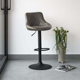 Jonathan Bar Stool in Grey - thumbnail 1