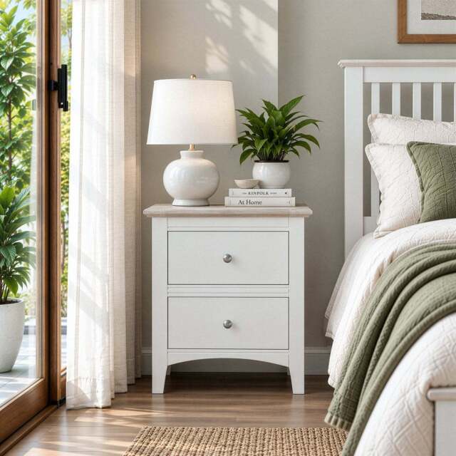 Chiltern 2 Drawer Bedside Table - image 1